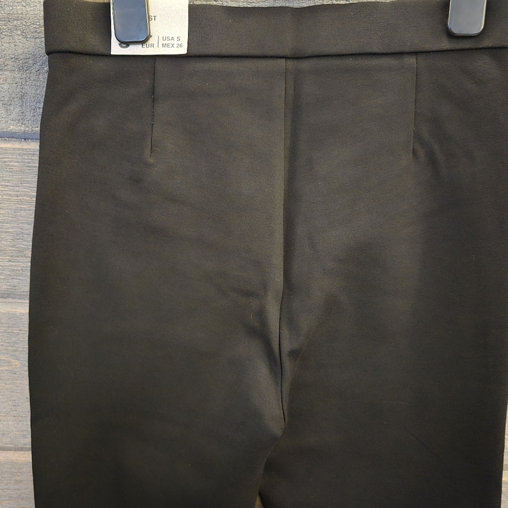 ZARA Trafaluc Collection Womens Pants Size Small Black Skinny Ankle High Rise - Picture 8 of 8